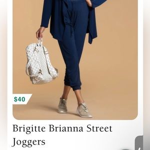 Sexy Modest- Brigette Brianna Street Joggers Navy